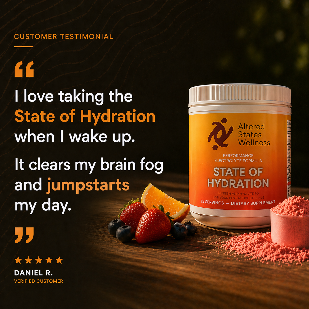 all natural clean electrolyte powder in fruit punch flavor